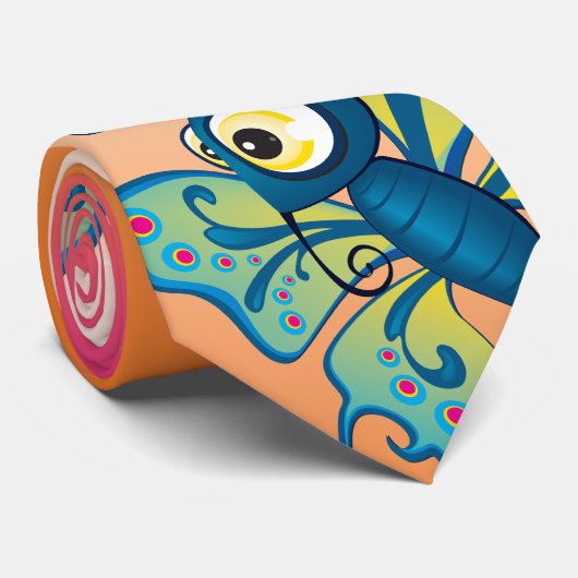 BUTTERFLY - sprudeln: Krawatte (Gerollt)