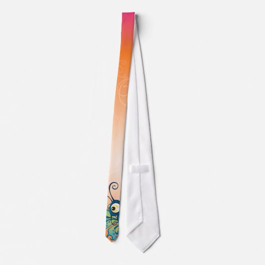 BUTTERFLY - sprudeln: Krawatte (Rückseite)