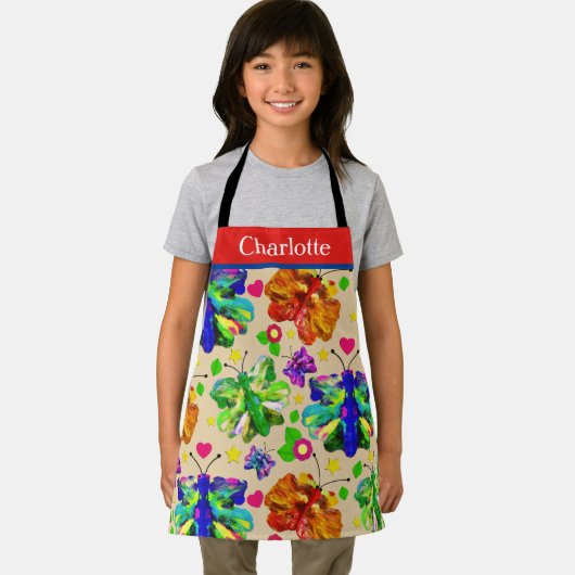 Butterfly Squash Art Schürze (Insitu)