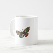 Butterfly Steampunk Cup of Coffee Kaffeetasse (Vorderseite Links)