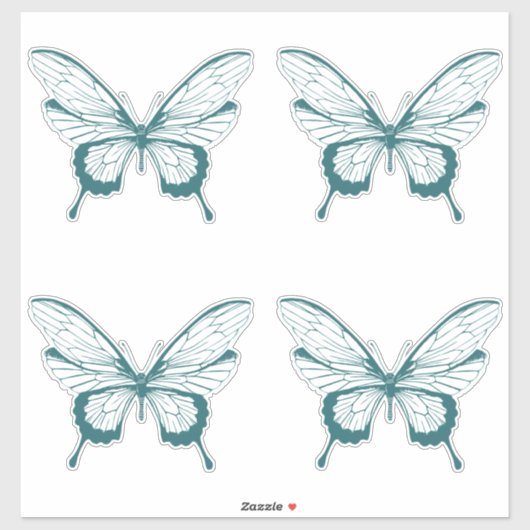 Butterfly Sticker (Blatt)