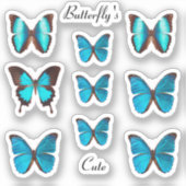Butterfly-Stickers für die Rückseite von IPhone Aufkleber (Vorderseite)