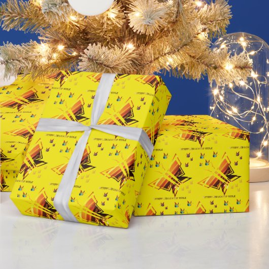 Butterfly-Stil Geschenkpapier (Feiertage)