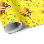 Butterfly-Stil Geschenkpapier (Rolleneckpunkt)