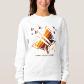Butterfly-Stil Sweatshirt (Vorderseite)