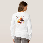 Butterfly-Stil T-Shirt (Schwarz voll)