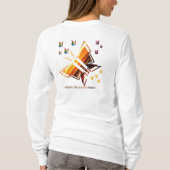 Butterfly-Stil T-Shirt (Rückseite)