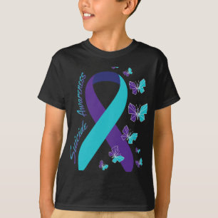 Butterfly Suicide Bewusstsein psychische Gesundhei T-Shirt