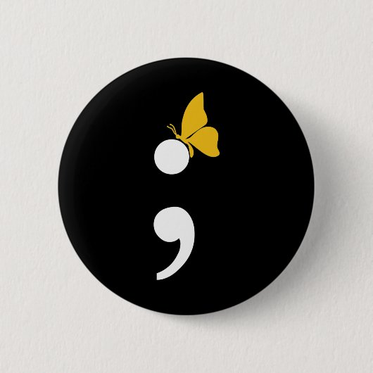 Butterfly Suicide Prävention Button (Vorderseite)