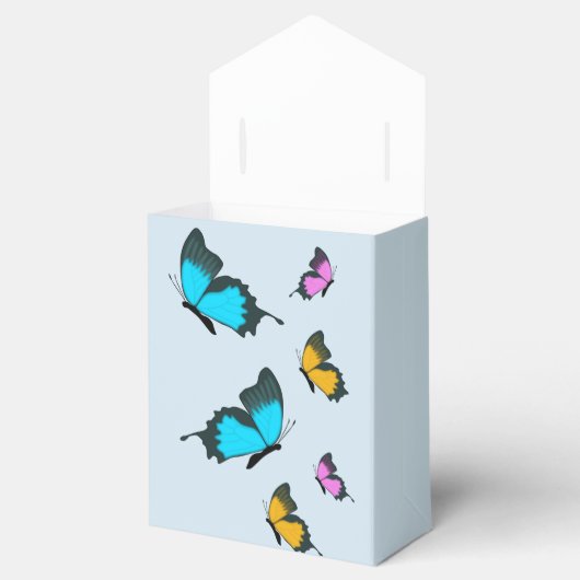 Butterfly Summer Floral Fevor Box Geschenkschachtel (Geöffnet)