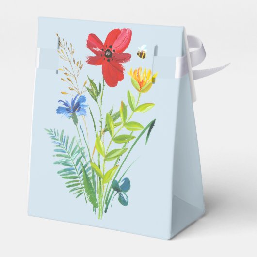 Butterfly Summer Floral Fevor Box Geschenkschachtel (Rückseite)