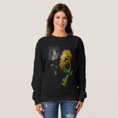 Butterfly Sunflower Asthma Awareness Sweatshirt (Vorne ganz)