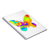 Butterfly Sunrise Spiral Foto Notebook Notizblock (Rechte Seite)