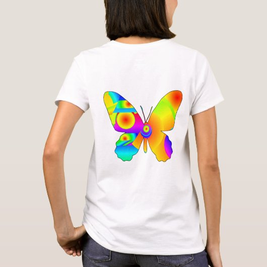 Butterfly Sunrise T-Shirt (Rückseite)