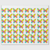 Butterfly Sunrise Wrapper Geschenkpapier (Flach)
