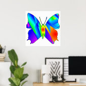 Butterfly Sunset Poster (Heimbüro)