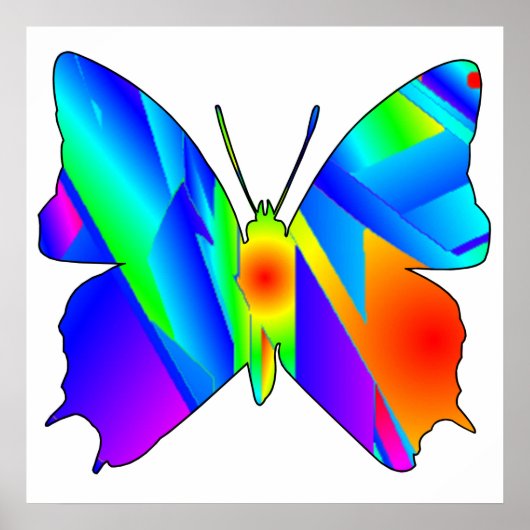 Butterfly Sunset Poster (Vorne)