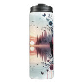 Butterfly Sunset Thermosbecher (Vorderseite)