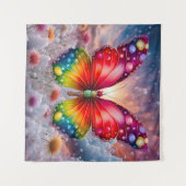 Butterfly Sunshine Wandteppich (Vorderseite (Horizontal))