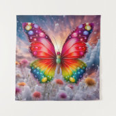 Butterfly Sunshine Wandteppich (Vorderseite)