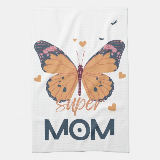 Butterfly Super-MAMA Geschirrtuch (Vertikal)