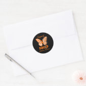 Butterfly Support Squad Leukämie Bewusstsein Runder Aufkleber (Umschlag)