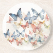 Butterfly Swarm Sandstone Untersetzer (Vorne)