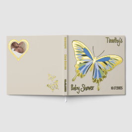 Butterfly Sweet Palette Baby Dusche Rose Gold Gästebuch