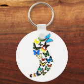 Butterfly Swirl Schlüsselanhänger (Vorderseite)