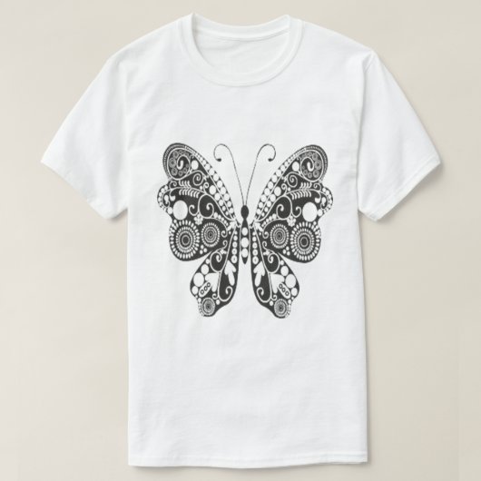 Butterfly Swirl T-Shirt (Design vorne)