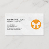 Butterfly-Symbol Visitenkarte (Vorderseite)