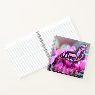 Butterfly Symbolismus Hardcover Notizblock