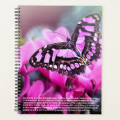 Butterfly-Symbolismus-Kalender Planer (Vorderseite)