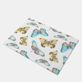 Butterfly Symmetrie Art Fußmatte (Schrägansicht)