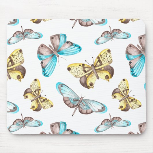 Butterfly Symmetrie Art Mousepad (Vorne)