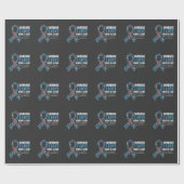 Butterfly T1D Diabetes Bewusstsein Diabetische Unt Geschenkpapier (Flach)