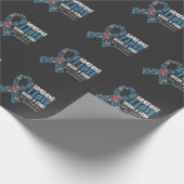 Butterfly T1D Diabetes Bewusstsein Diabetische Unt Geschenkpapier (Ecke)