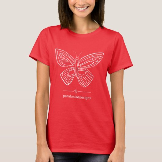 Butterfly-T - Shirt (Vorderseite)