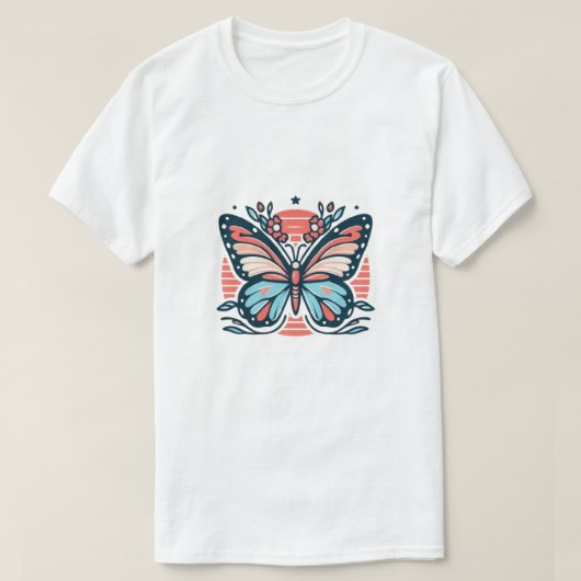 Butterfly-T - Shirt (Design vorne)