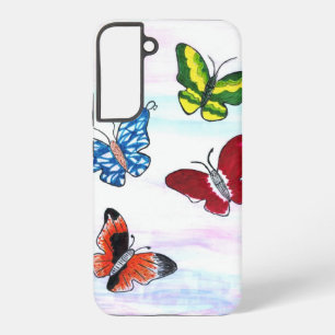 "Butterfly-Tag" Samsung Galaxy Hülle