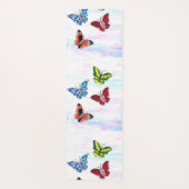 "Butterfly-Tag" Yoga Mat Yogamatte (Rückseite)