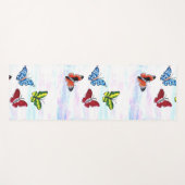 "Butterfly-Tag" Yoga Mat Yogamatte (Vorderseite (Horizontal))