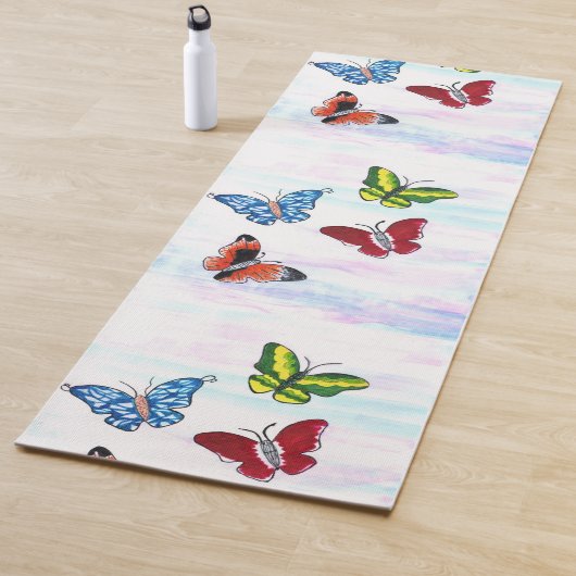 "Butterfly-Tag" Yoga Mat Yogamatte (Beispiel)