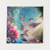Butterfly Tapestry Wandteppich (Vorderseite (Horizontal))