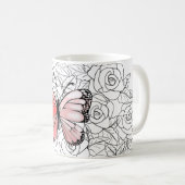 Butterfly-Tasse Kaffeetasse (VorderseiteRechts)