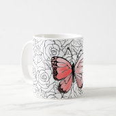 Butterfly-Tasse Kaffeetasse (Vorderseite Links)