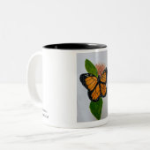 Butterfly-Tasse Zweifarbige Tasse (Vorderseite Links)