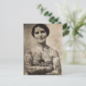 Butterfly Tattoo Girl Postkarte (Stehend Vorderseite)