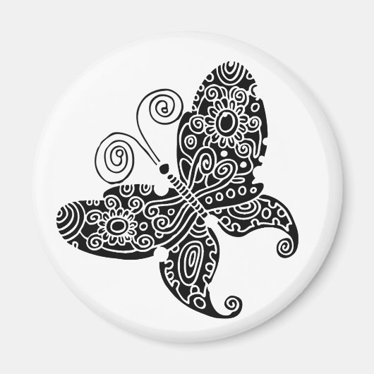 Butterfly Tattoo Magnet (Vorne)
