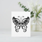 Butterfly Tattoo Postkarte (Stehend Vorderseite)